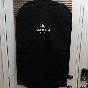 Balmain Black Travel Garment Bag